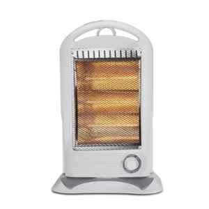 Longway Flare 1200W 3 Rod ABS Plastic Gray Halogen Room Heater with 3 Heat Setting & Shock Proof Body