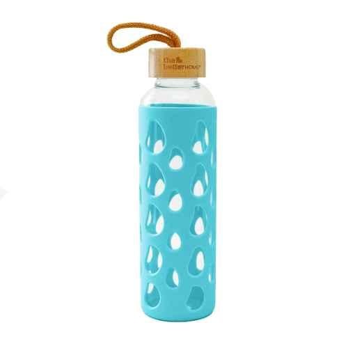 The Better Home Borosilicate Sipper Glass Water Bottle, Glass