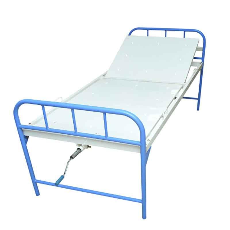 Smart Care HF01 Mild Steel Cream 1 Fold Fowler Bed with HF04 Mattress