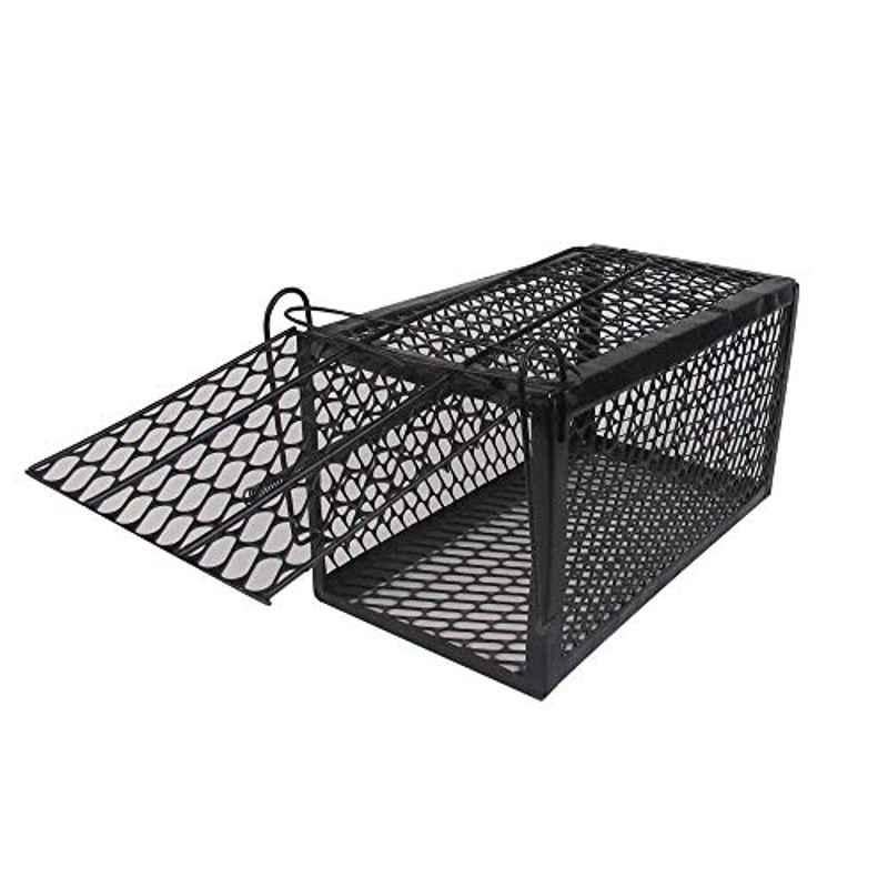 Artc Rat Mouse Cage Trap Snap Trap- Set Cage Medium Size Black Color