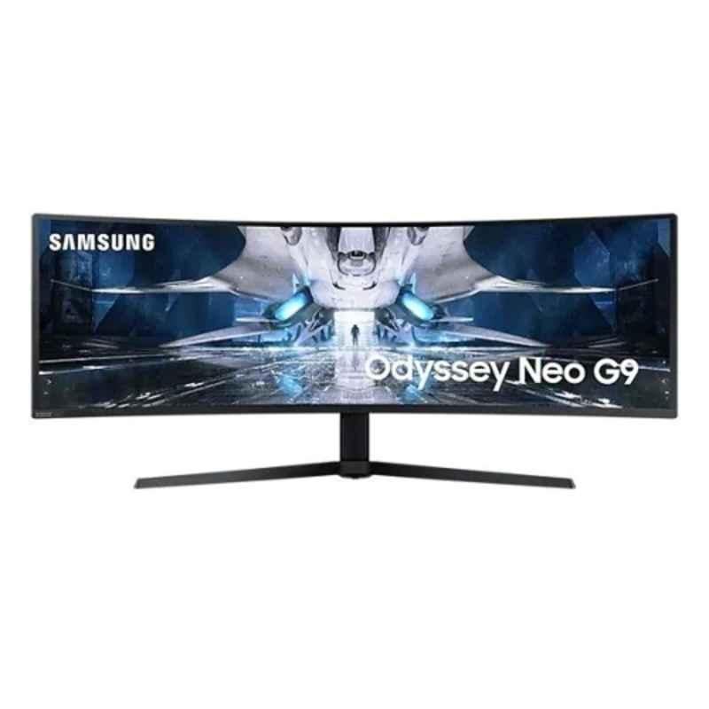 Samsung 49 inch Odyssey Neo G9 Quantum Black Mini QLED Curved Gaming Monitor, LS49AG950NMXUE-NEO