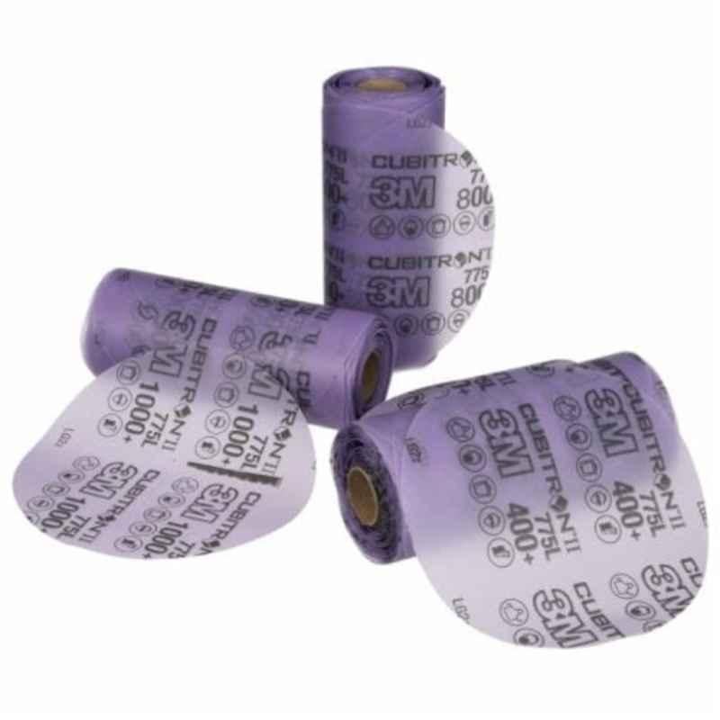 3M Cubitron II Stikit 775L 125mm 600+ 3MIL Linered 500X Film Disc Roll