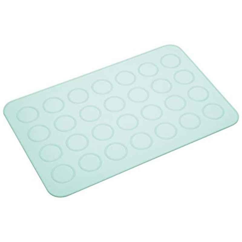 Kitchencraft SDIMACMATT Sweetly Does It 36x23cm Silicone Blue Macaroon Baking Sheet