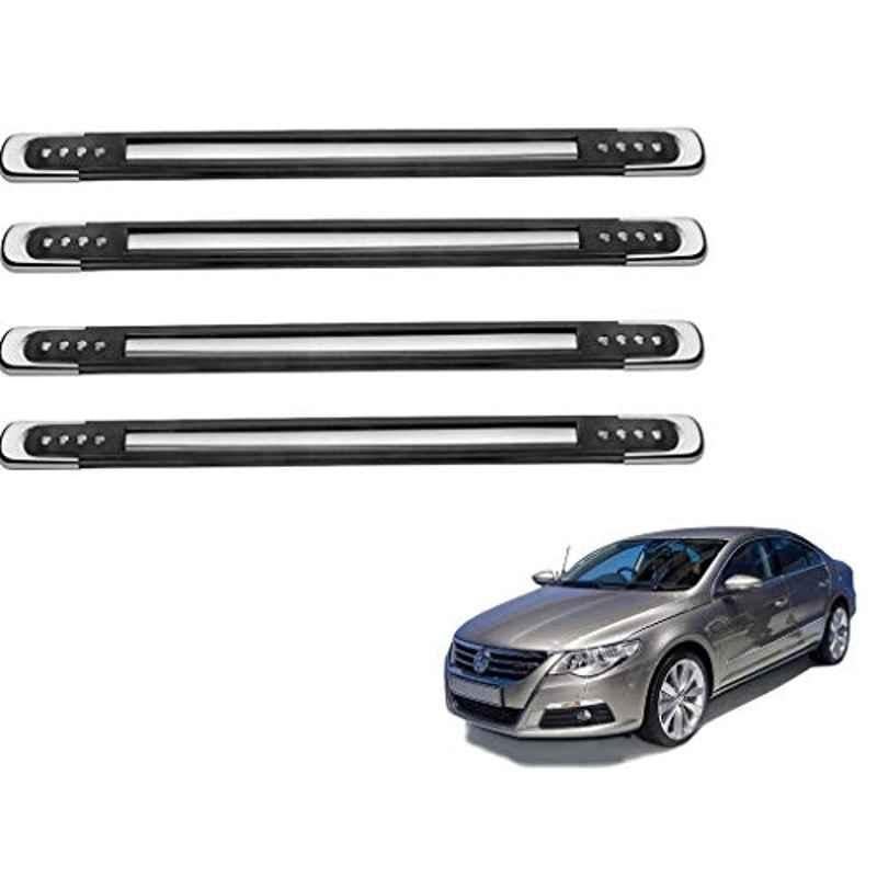 Kozdiko 4 Pcs Designer Black Bumper Protector Set for Volkswagen Passat, Koz-66016