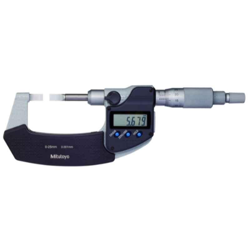 Mitutoyo 0-25mm Non-Rotating Spindle Blade Digital Micrometer, 422-271-30