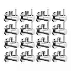 Fastgear Turbo Stainless Steel Silver Chrome Finish Angle Valve, FG103 (Pack of 16)