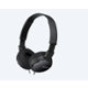 Sony 30mm Dome Type Black Headphones, MDR-ZX110