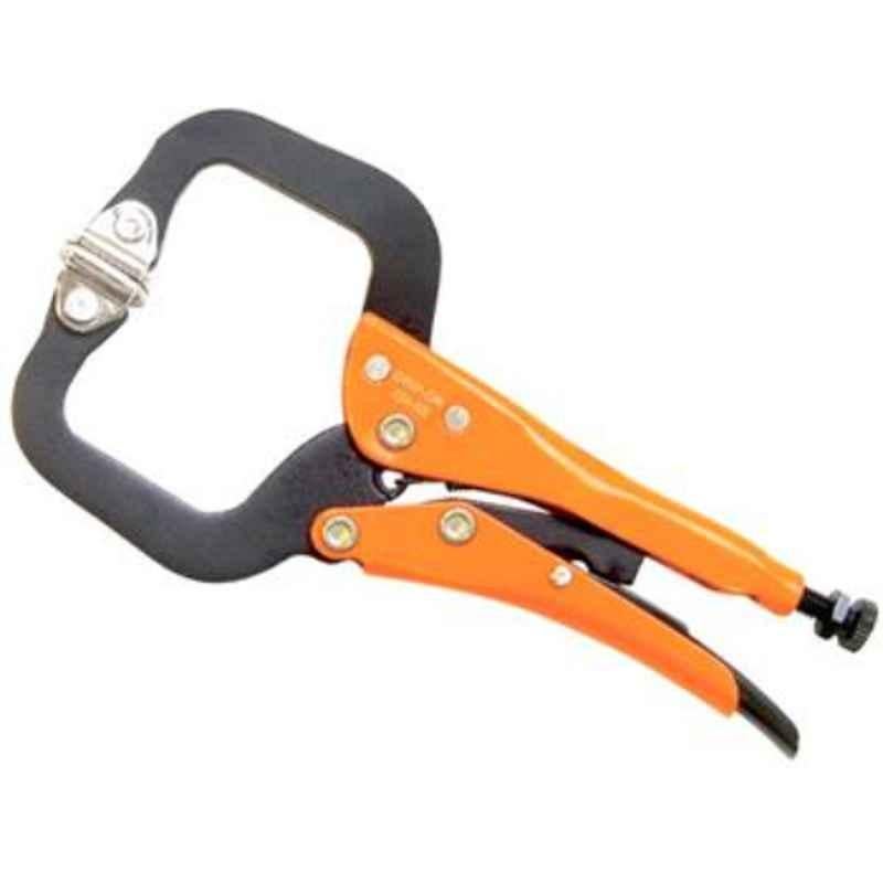 Grip-On 365x130mm Steel Locking C-Clamp with Swivel Pads, 224-14