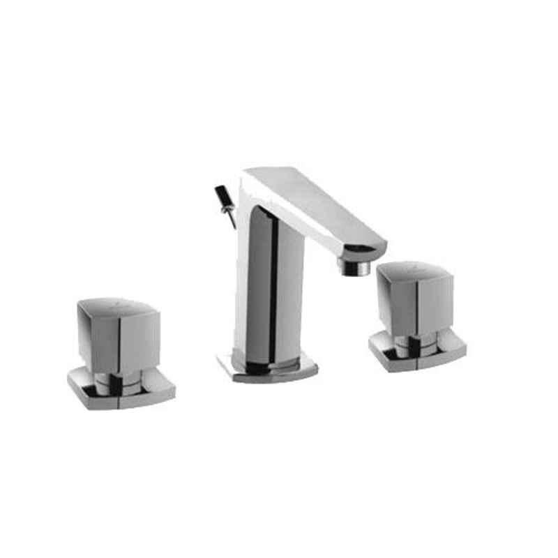 Jaquar Kubix Prime Graphite 3-Hole Basin Mixer with 15mm Cartridge, KUP-GRF-35191PM