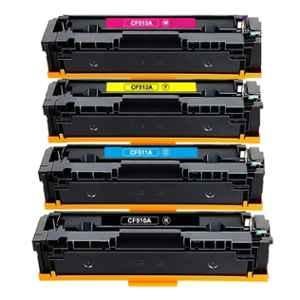 Spectrum 4 Pcs 204A-CF510A, CF511A, CF512A & CF513A 800 Pages Toner Cartridge Set