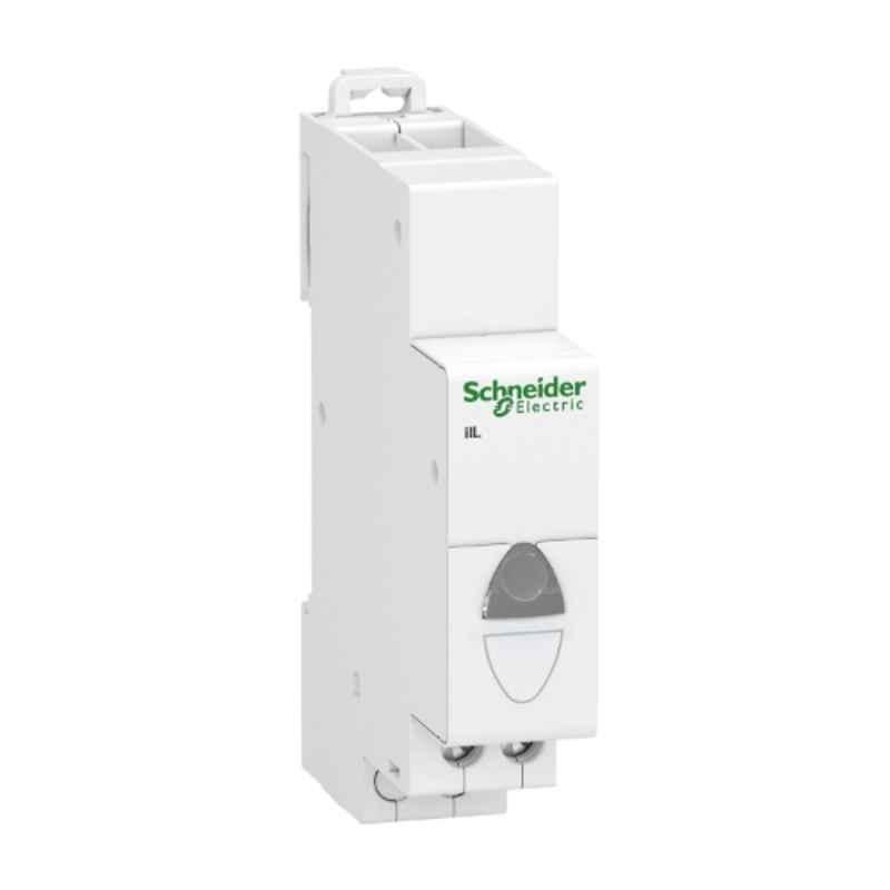 Schneider Acti9 iIL 110-230 VAC White Single Indicator Light, A9E18322