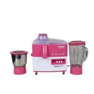 Usha 450W Pink Juicer Mixer Grinder with 2 Jars, 3345