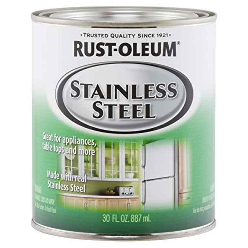 Rust-Oleum 30 floz White Metallic Specialty Stainless Steel Paint