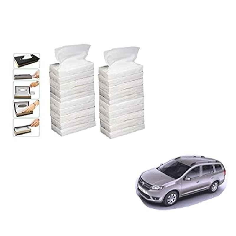 Kozdiko 100 Pulls Dispenser Box Refiller Tissue Paper with 200 Sheets for Mahindra Logan (Pack of 20)
