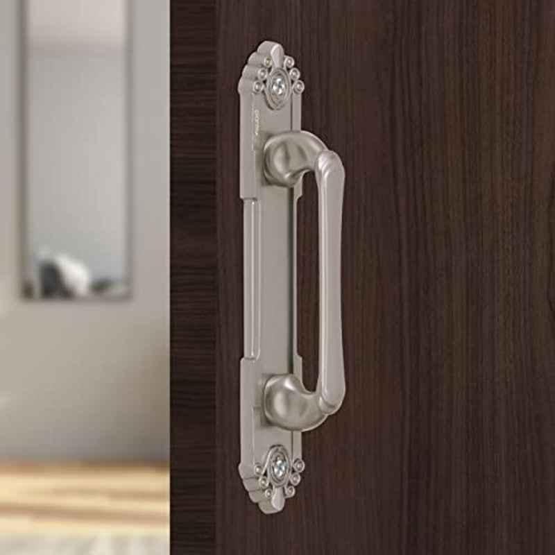 Plantex 8 inch Heavy Duty Main Door Handle/Pull Push Handle for Main Door Home & Hotel/3 Years Warranty (294, Satin Finish, Silver)
