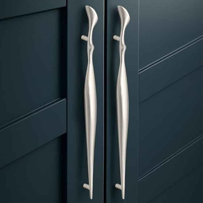 Plantex 288mm Zinc Satin Pull Cabinet Handle for Home & Office, APS-DTC-9136-SATIN-288MM-PK-2 (Pack of 2)