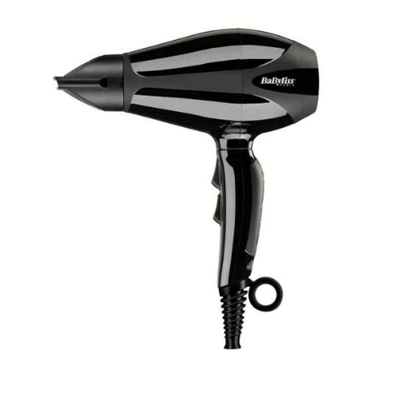 Babyliss 2400W Black Ionic Frizz-Control Hair Dryer, 6715DSDE