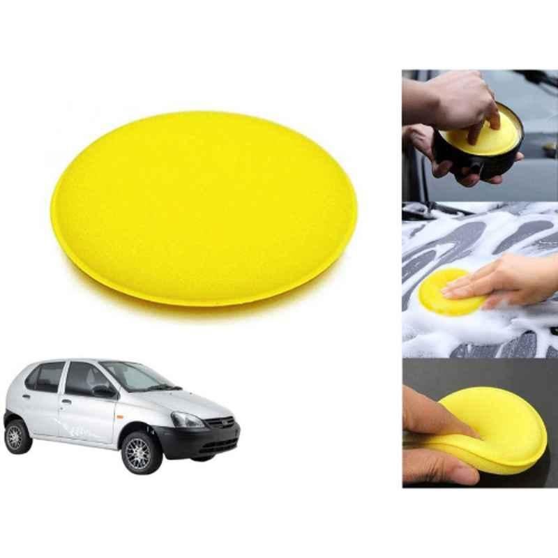 Auto Pearl Polyurethane Beige Washing & Waxing Polish Foam Sponge for Indica 1998