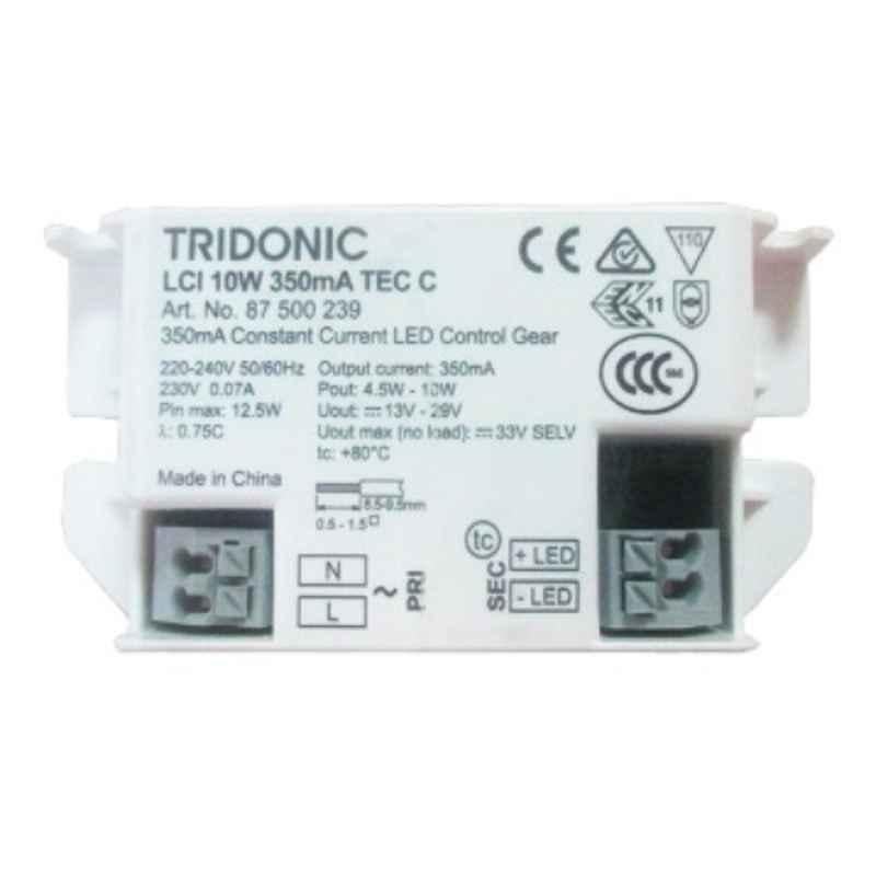 Tridonic LCI10W350 TEC C Indoor Constant Current LED Driver, T151-350/10