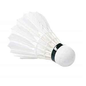 Forgesy Plastic White Badminton Feather Shuttlecock (Pack of 10)