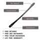 Atom 548 8 inch Black Matt Finish Zinc Cabinet Pull Handle (Pack of 10)