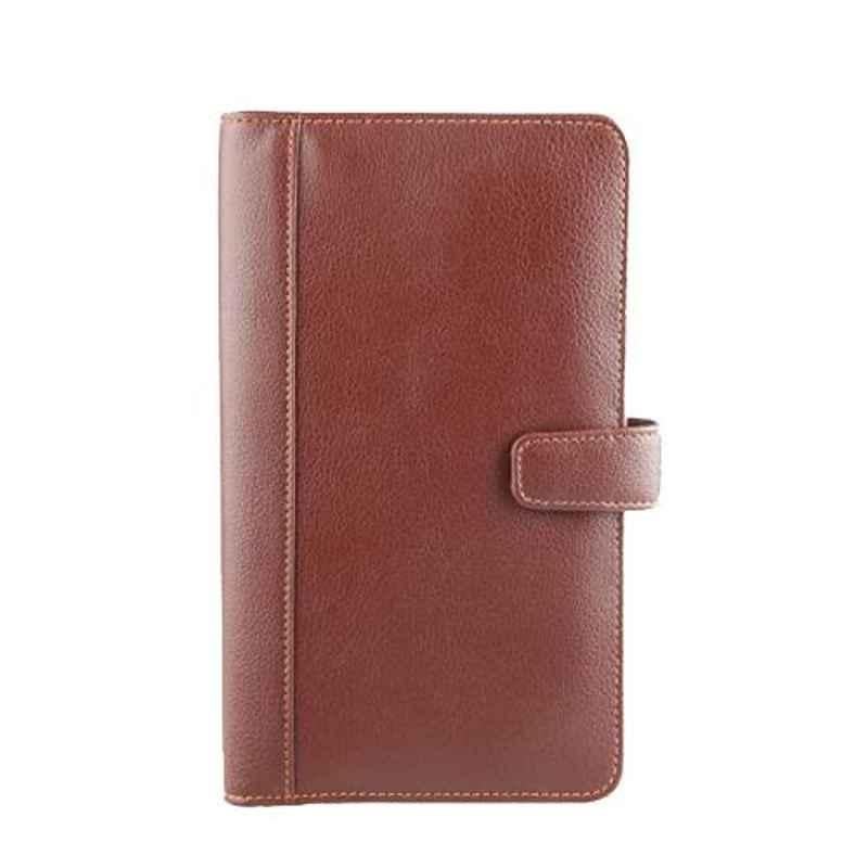 Elan 5 Slots Non-Leather Brown Insta Notebook, EFIN-272-BR