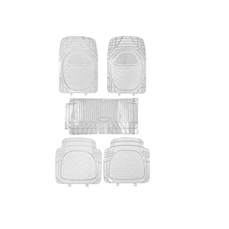 Kozdiko Rubber & PVC 6205 Clear Car Foot Mat Set for Audi Q5