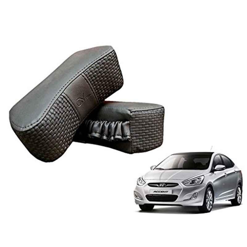 Kozdiko 2 Pcs Memory Foam Grey Luxurious Neck Rest Cushion Pillow Set for Hyundai Accent