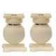 Nixnine Plastic Ivory Magnetic Door Stopper, NO-6_IVR_2PS_A (Pack of 2)