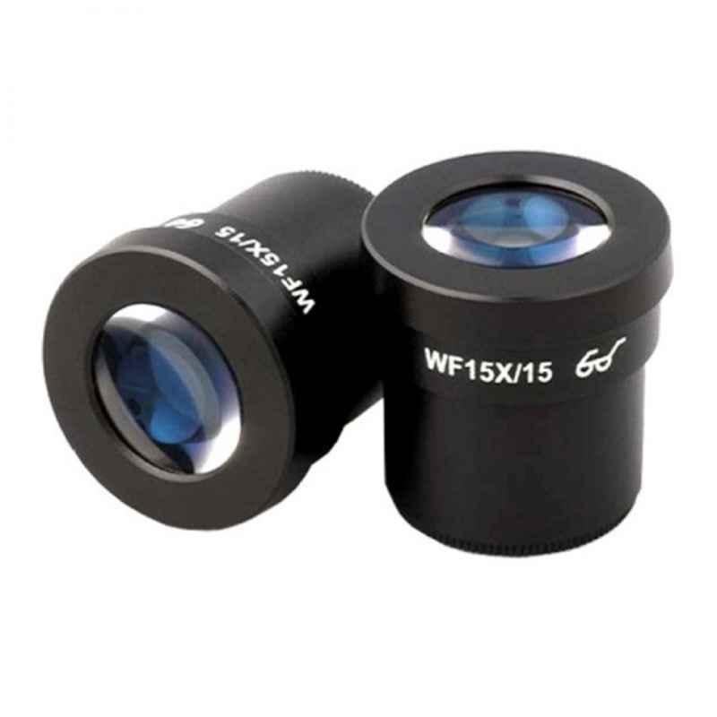 Optike 2 Pcs 15X 15mm Microscope Eyepiece Set, KMASTR60-15
