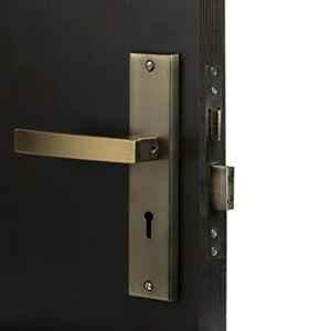 Homexpert MG308 Stainless Steel Antique Brass Finish 6 Lever Heavy Duty Mortise Door Lock Set