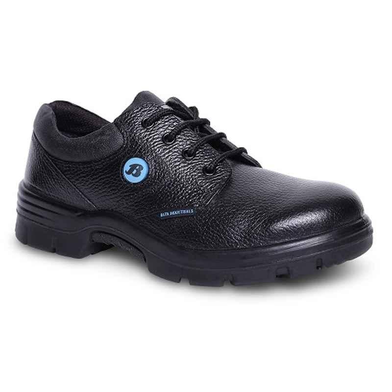 Buy Bata Zappy Leather Low Cut Steel Toe Black Safety Shoes Size 10 Online At Price 1109