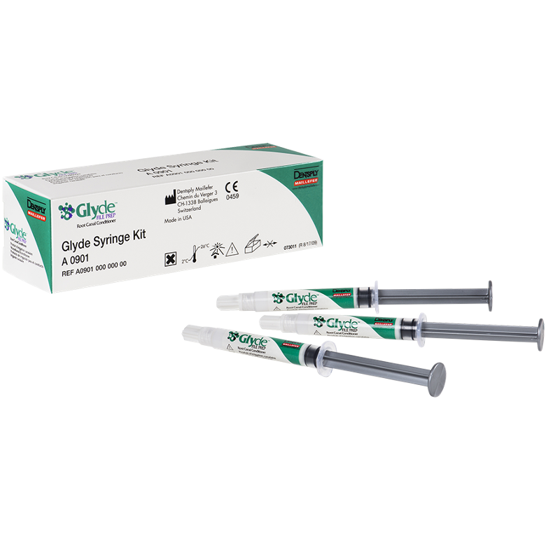 Dentsply 3 Pieces Glyde Syringe Kit