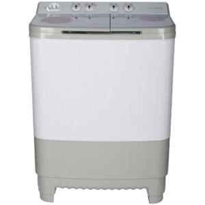 Lloyd 8kg White & Grey Semi Automatic Top Load Washing Machine, LWMS80HT1