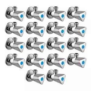 Fastgear Triangle Stainless Steel Silver Chrome Finish Angle Valve, FG2403 (Pack of 18)