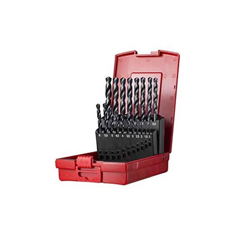 Dormer 19 Pcs 1-10x0.5mm HSS Metric Drill Bit Set, A190