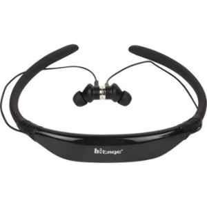 Hitage Black Wireless Neckband Earphone with 20hr Music Time, NBT-113