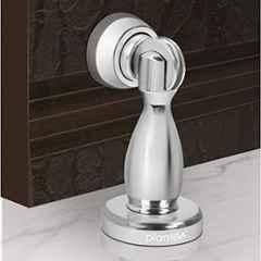 Plantex Magnetic Door Stopper for Home/Stopper for Main Doors/Door Stopper Magnet/Stops for Doors (Pack of 3) 4 inch, Chrome