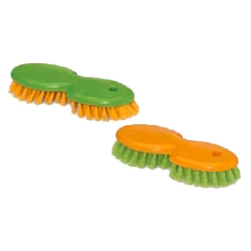 Coronet 19cm Plastic Twins Washing Brush, 0520000
