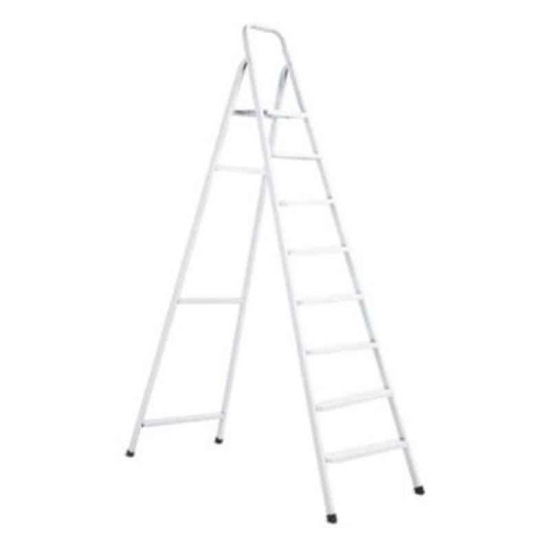 Robustline 9 Step White Heavy Duty Steel Ladder