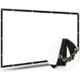 IBS UHD-3D-4K 94 inch White Double Sided Foldable Anti-Crease Portable Projector Screen for Home Theatre