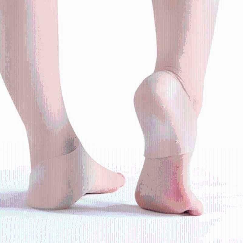 Matrica Silicone Gel White Heel Support Sleeves Socks for Skin Care, Size: Free