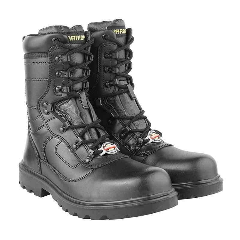 Black military steel toe hot sale boots