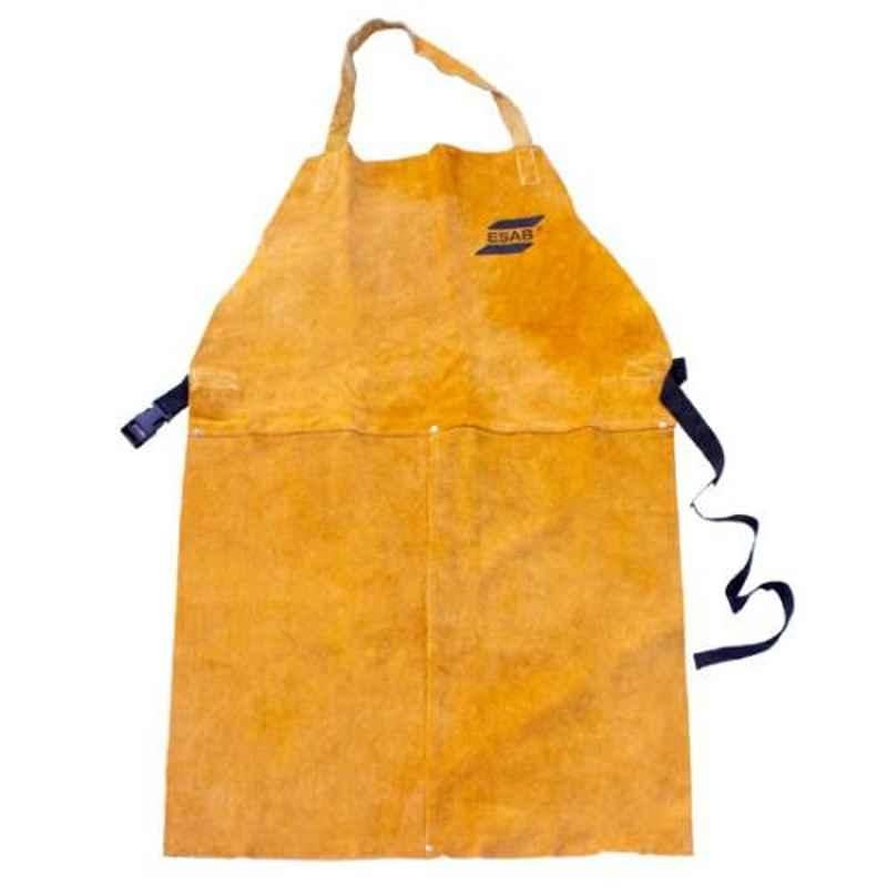ESAB Dura Yellow Split Leather Apron, Size: L