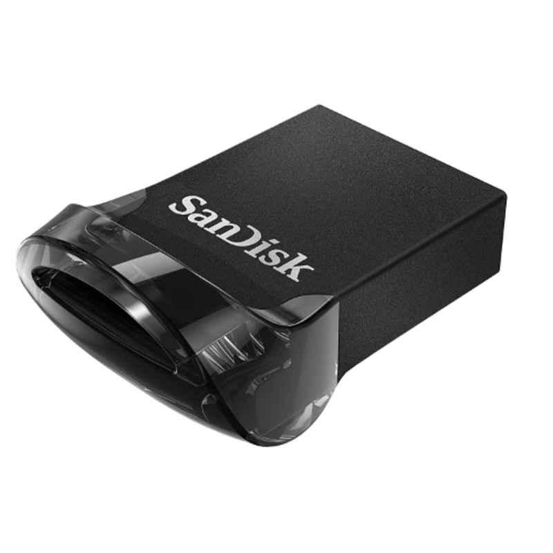 SanDisk 256GB USB 3.1 Ultra Fit Plug & Stay Black USB Drive, SDCZ430-256G-I35