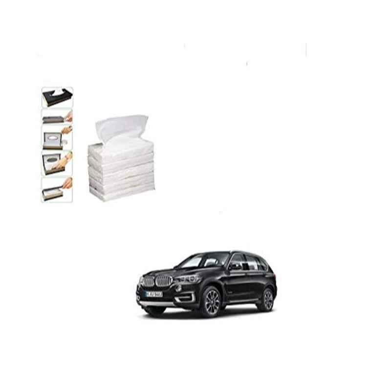 Kozdiko 100 Pulls Dispenser Box Refiller Tissue Paper with 200 Sheets for BMW X5 (Pack of 5)
