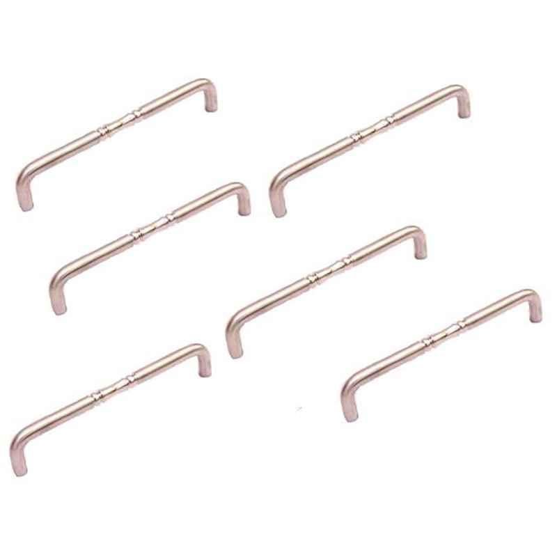 Smart Shophar 4 inch Stainless Steel Silver Jumbo Cabinet Handle, SHA40CH-JUMB-SL04-P6 (Pack of 6)