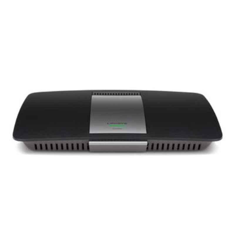 Linksys AC1750 4 Gigabit Ethernet (10/100/1000) Ports Black Dual Band Smart Wi-Fi Router, EA6700-ME