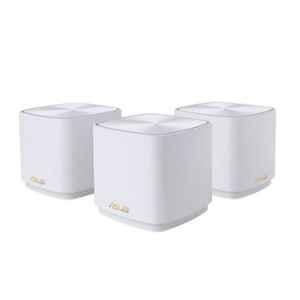 Asus AX1800 White Dual Band WiFi 6 Router, ZenWiFi AX Mini (XD4) (Pack of 3)