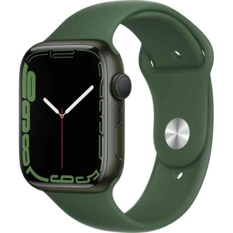 Apple 7 Series 45mm Green GPS Smart Watch with Green Sport Band